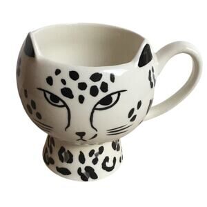 Tabletops Gallery Leopard/Cat Mug - 18 oz, Excellent Condition